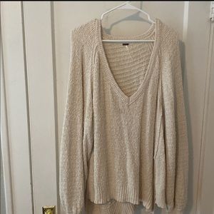 Free People oversized sweater. Size M.